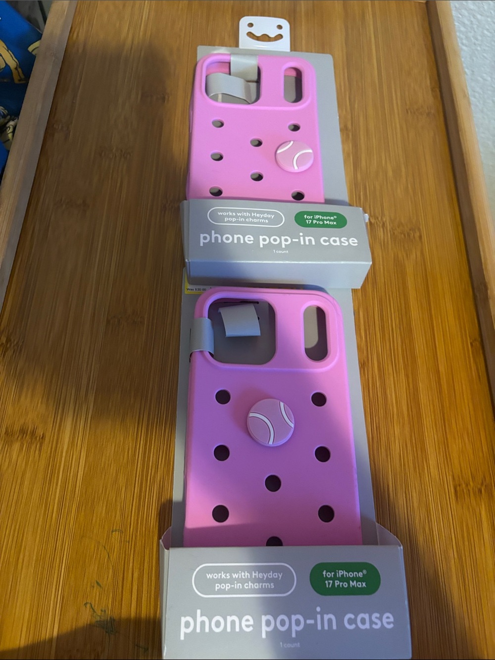 heyday Pink Phone Pop-In Case with Match Pop-In Charm